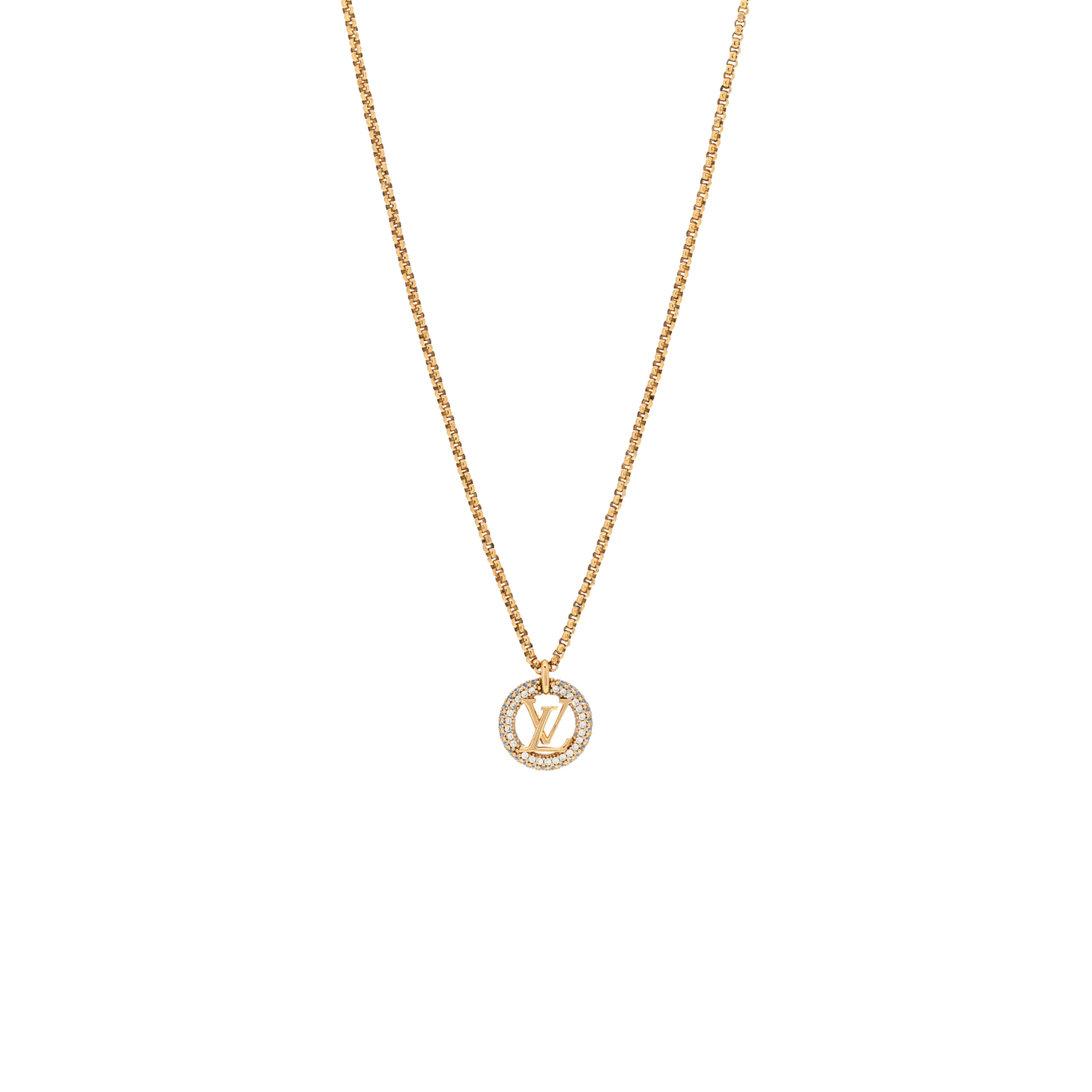 LOUIS VUITTON LOUISE BY NIGHT NECKLACE M00759